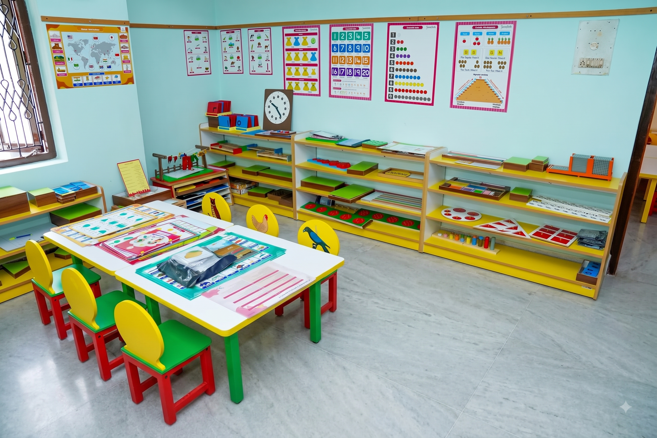 Children learning and playing at Nestoria International Play School