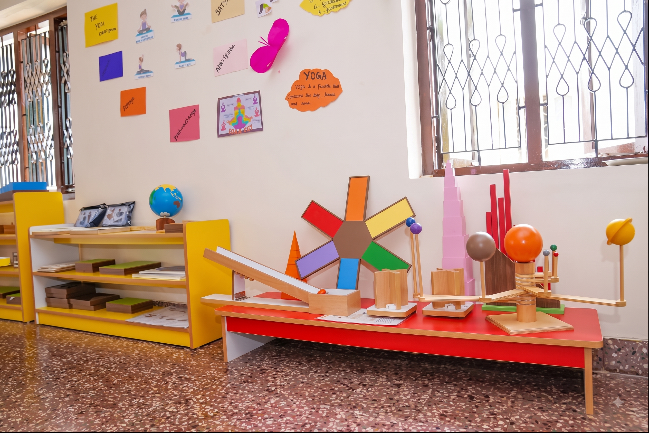 Children learning and playing at Nestoria International Play School