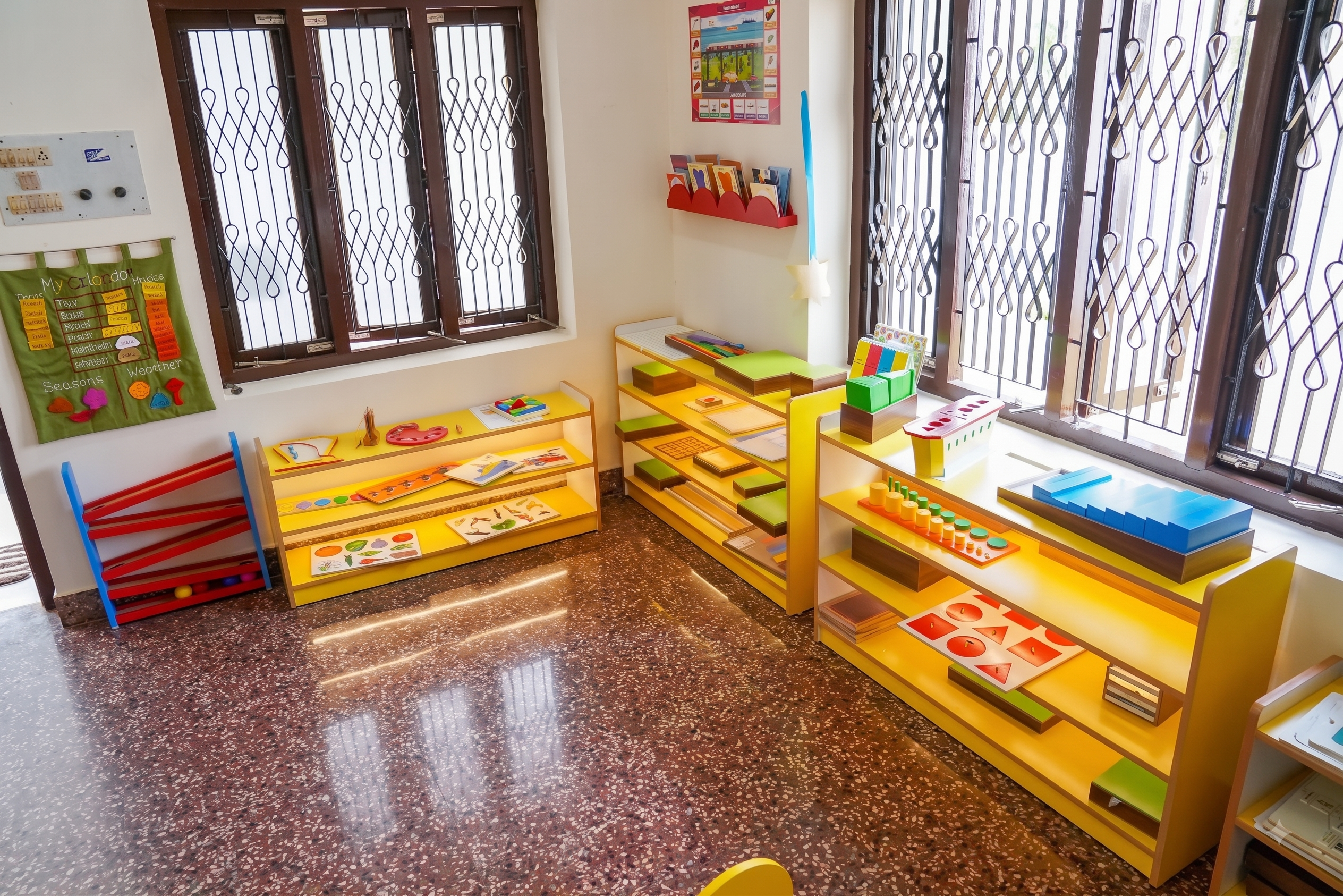 Children learning and playing at Nestoria International Play School